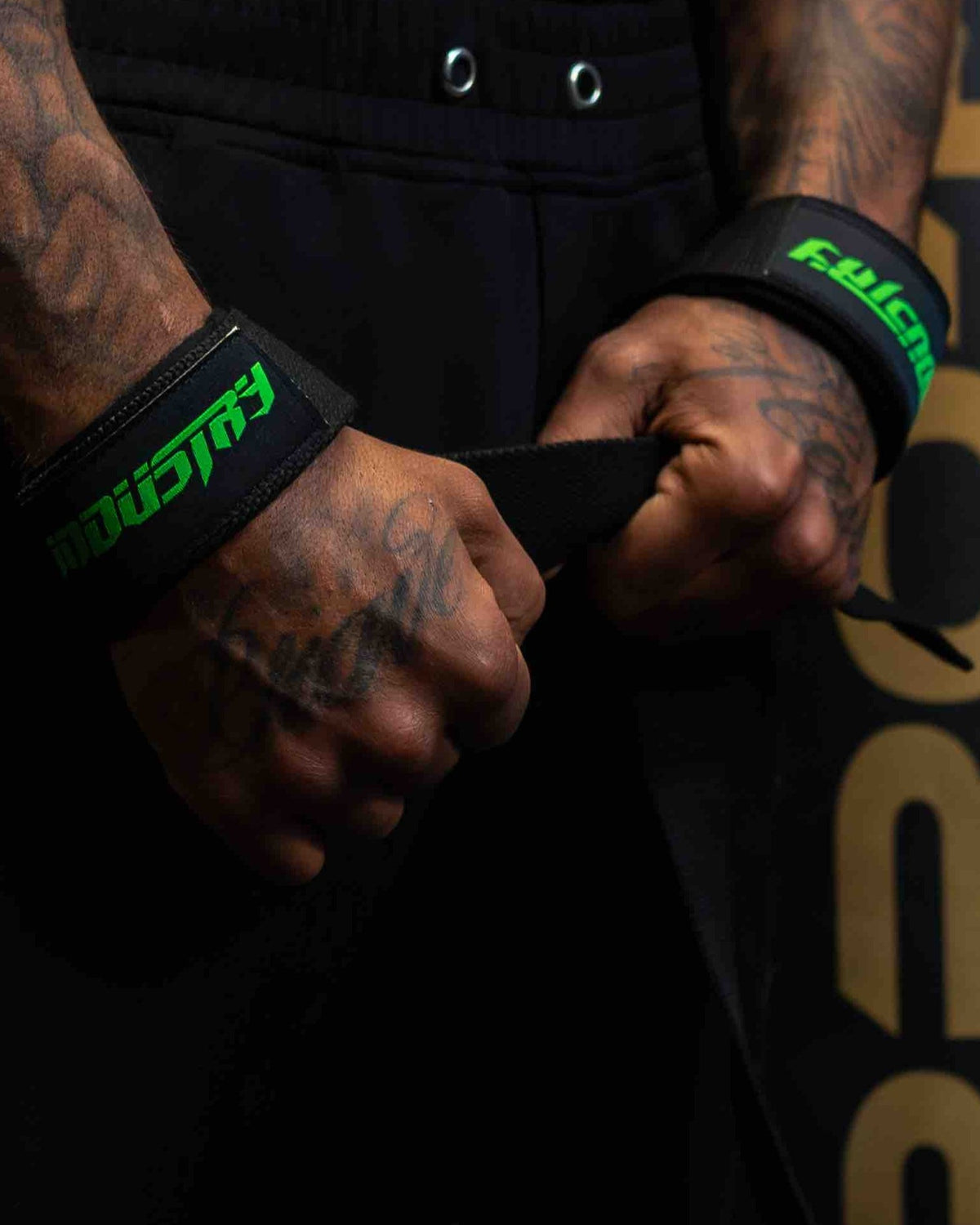 INDUSTRY WRIST STRAPS WEIGHT TRAINING BODYBUILDING DEADLIFTING