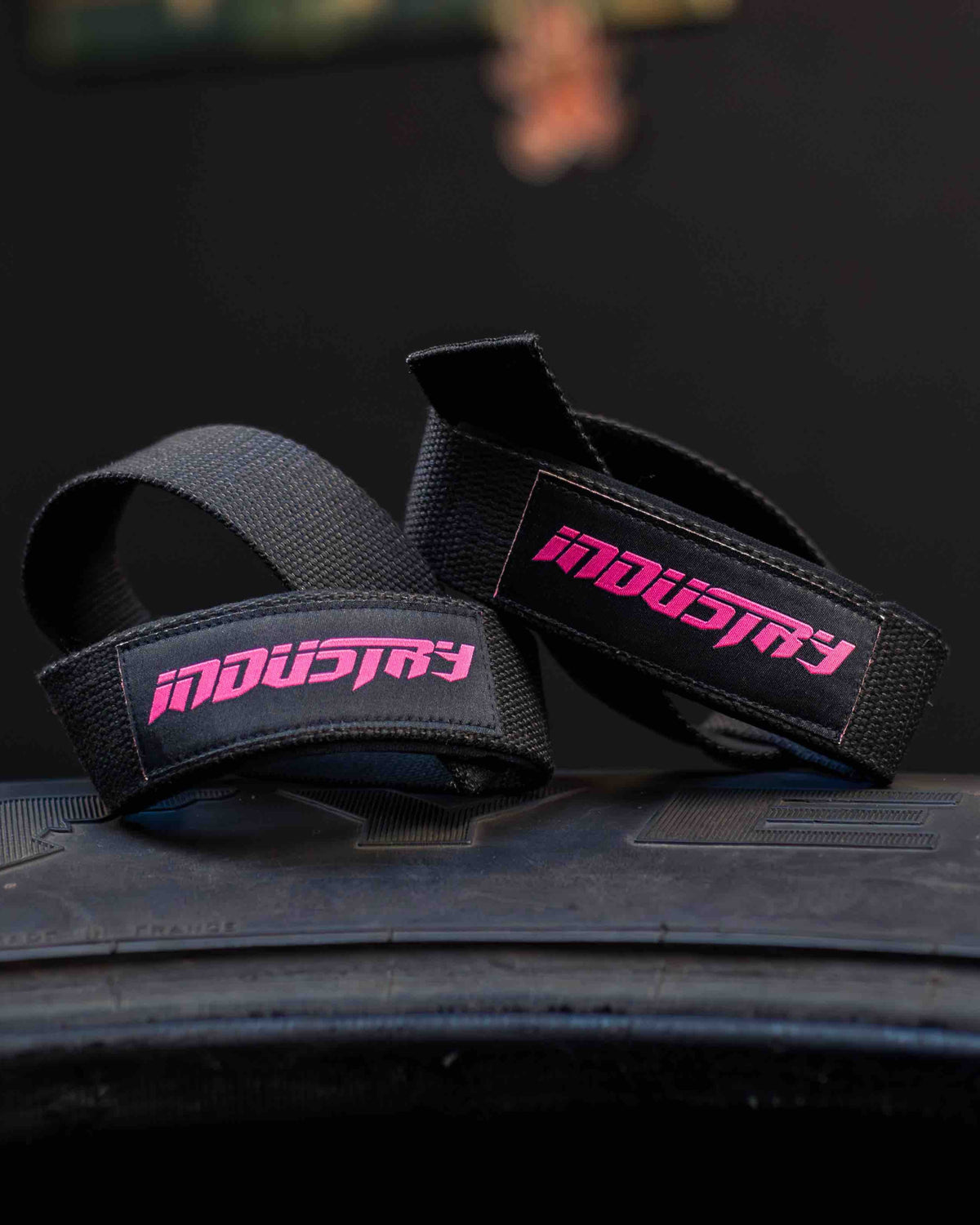 INDUSTRY WRIST STRAPS WEIGHT TRAINING BODYBUILDING DEADLIFTING
