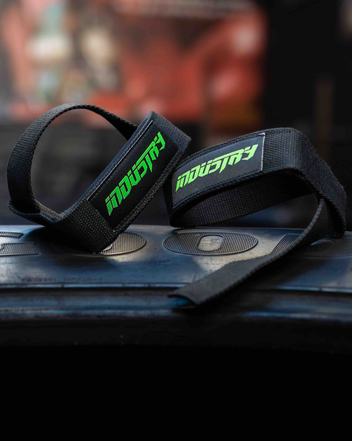 INDUSTRY WRIST STRAPS WEIGHT TRAINING BODYBUILDING DEADLIFTING