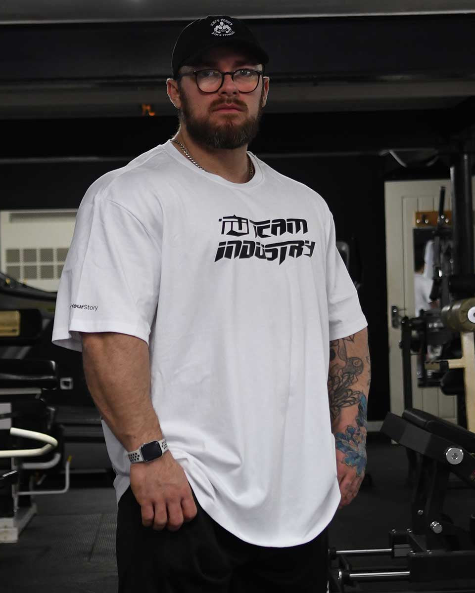 team industry oversize mens tee for bodybuilding & fitness