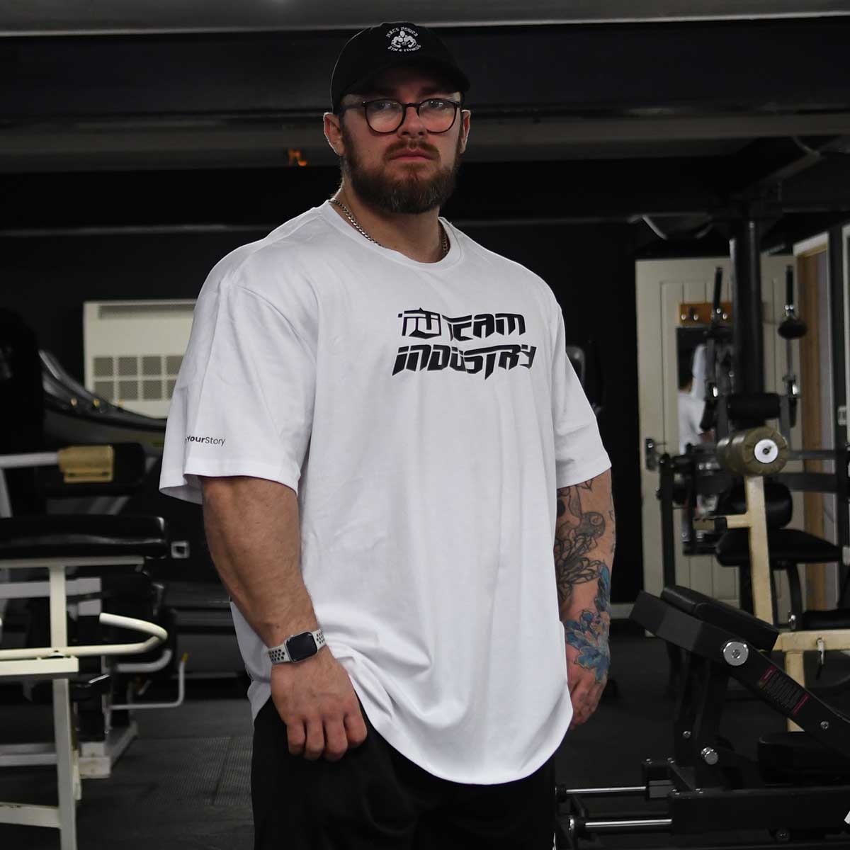 team industry oversize mens tee for bodybuilding & fitness