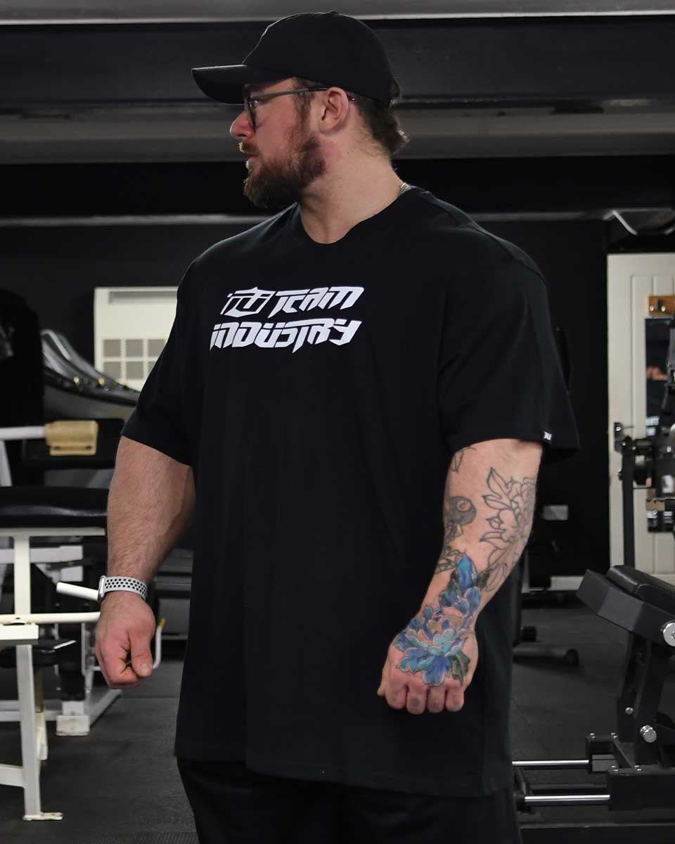 team industry oversize mens tee for bodybuilding & fitness