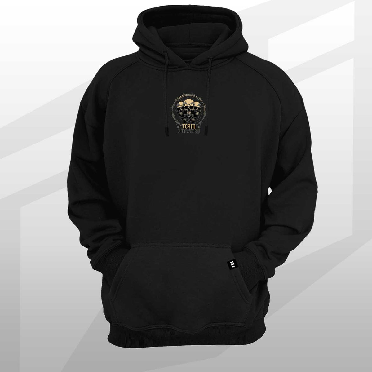team industry cotton fitness hoodie bodybuilding
