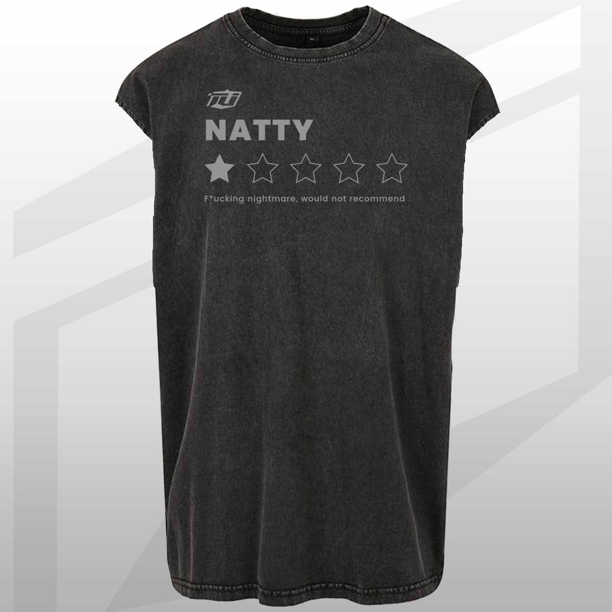 TEAM INDUSTRY SLEEVELESS OVERSIZE TEE FOR GYM FITNESS BODYBUILDING