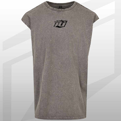 TEAM INDUSTRY SLEEVELESS OVERSIZE TEE FOR GYM FITNESS BODYBUILDING