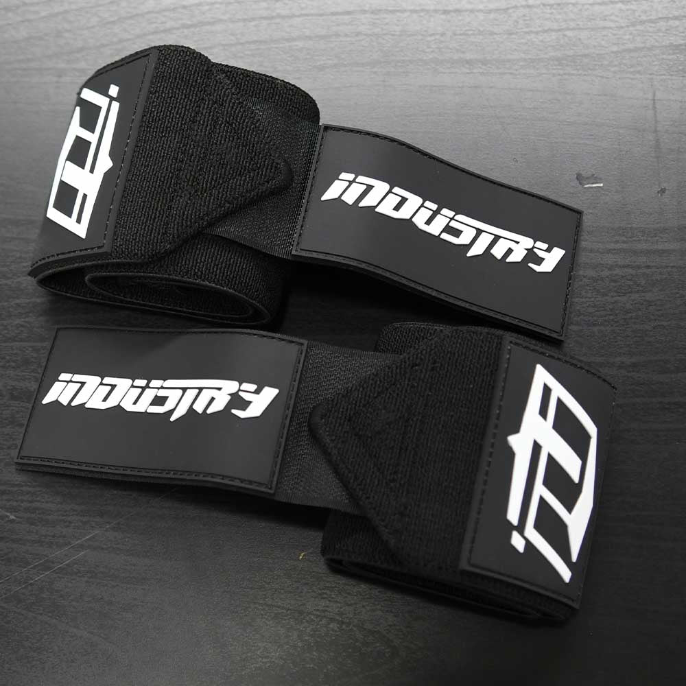 INDUSTRY WRIST WRAPS WEIGHT TRAINING BENCH PRESS BODYBUILDING