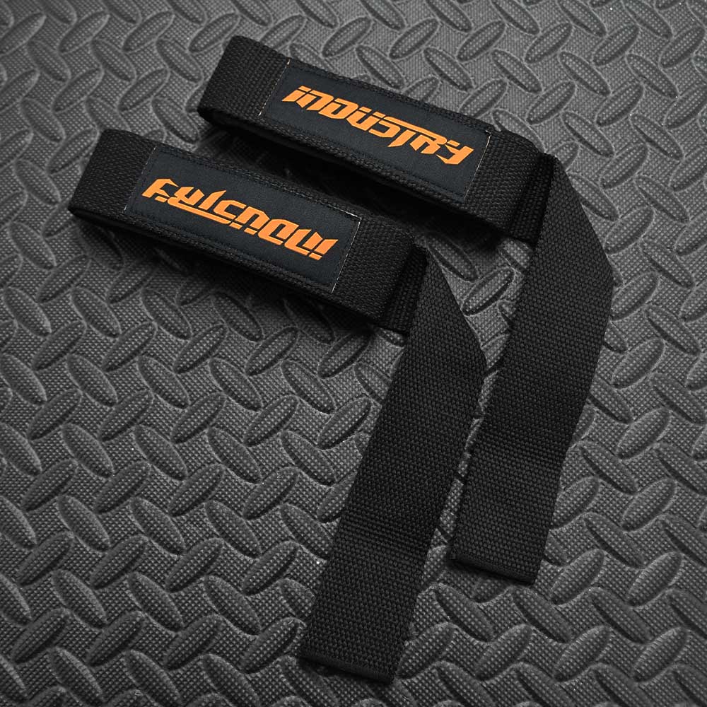 INDUSTRY WRIST STRAPS WEIGHT TRAINING BODYBUILDING DEADLIFTING