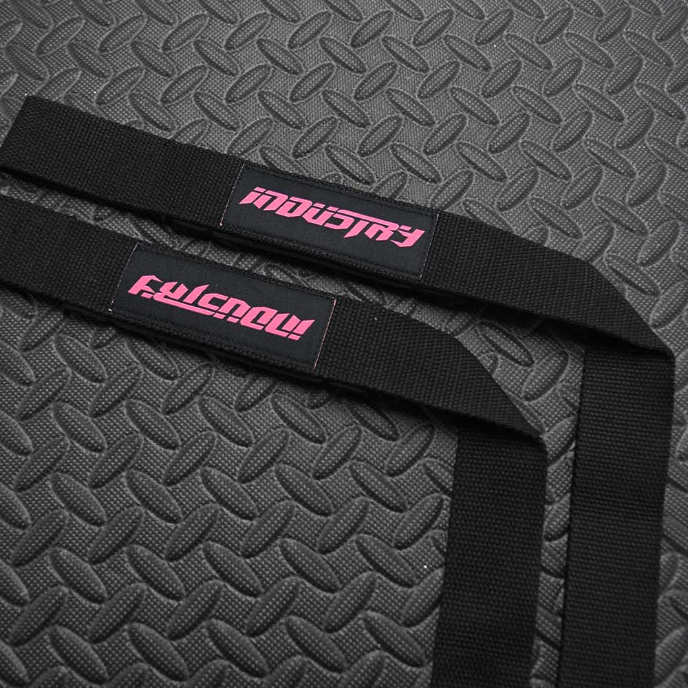 INDUSTRY WRIST STRAPS WEIGHT TRAINING BODYBUILDING DEADLIFTING