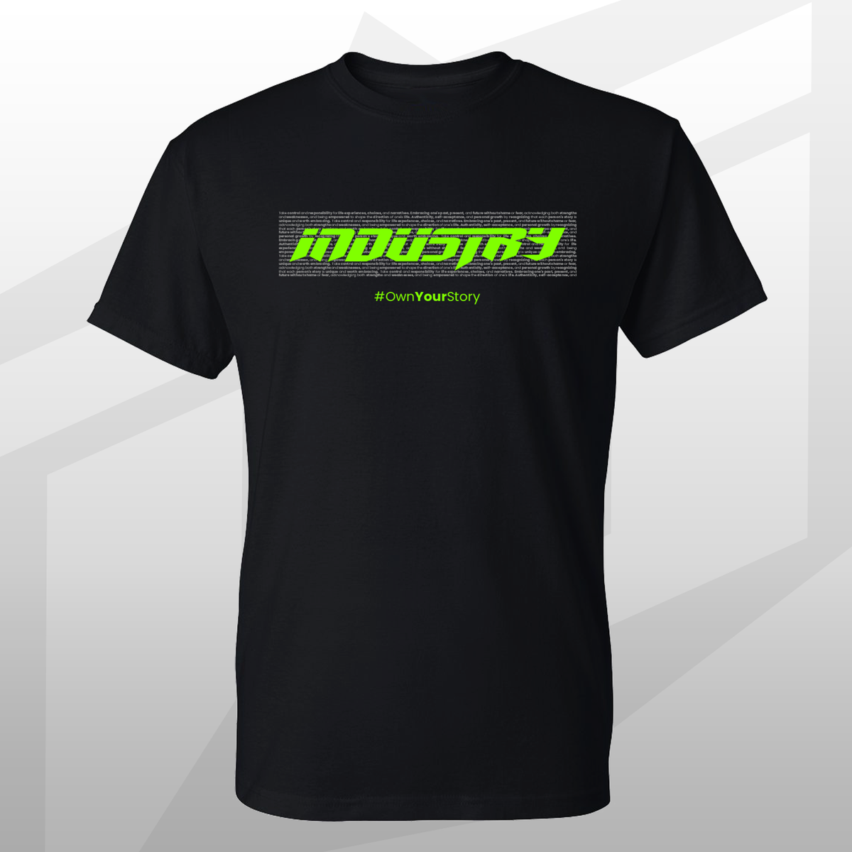 INDUSTRY T SHIRT TEE FOR FITNESS GYM WORKOUT