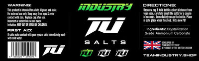INDUSTRY SMELLING SALTS WEIGHT TRAINING
