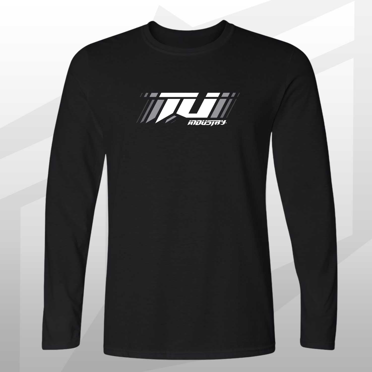 INDUSTRY LONG SLEEVE TEE FOR FITNESS GYM WORKOUT