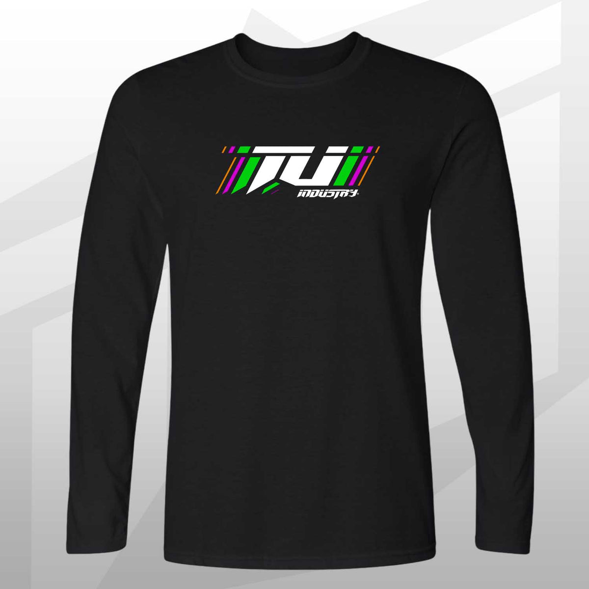 INDUSTRY LONG SLEEVE TEE FOR FITNESS GYM WORKOUT