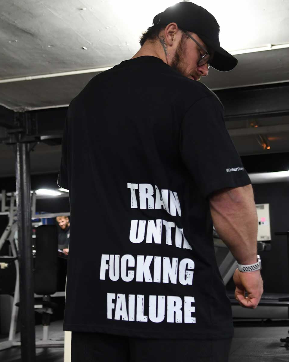 team industry oversize mens tee for bodybuilding & fitness