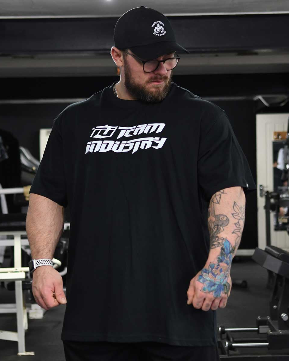 team industry oversize mens tee for bodybuilding & fitness