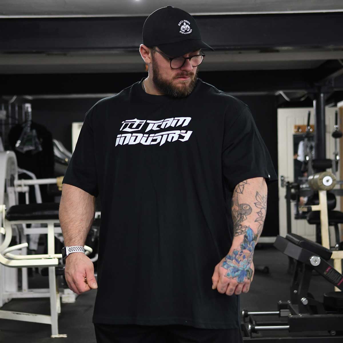 team industry oversize mens tee for bodybuilding & fitness