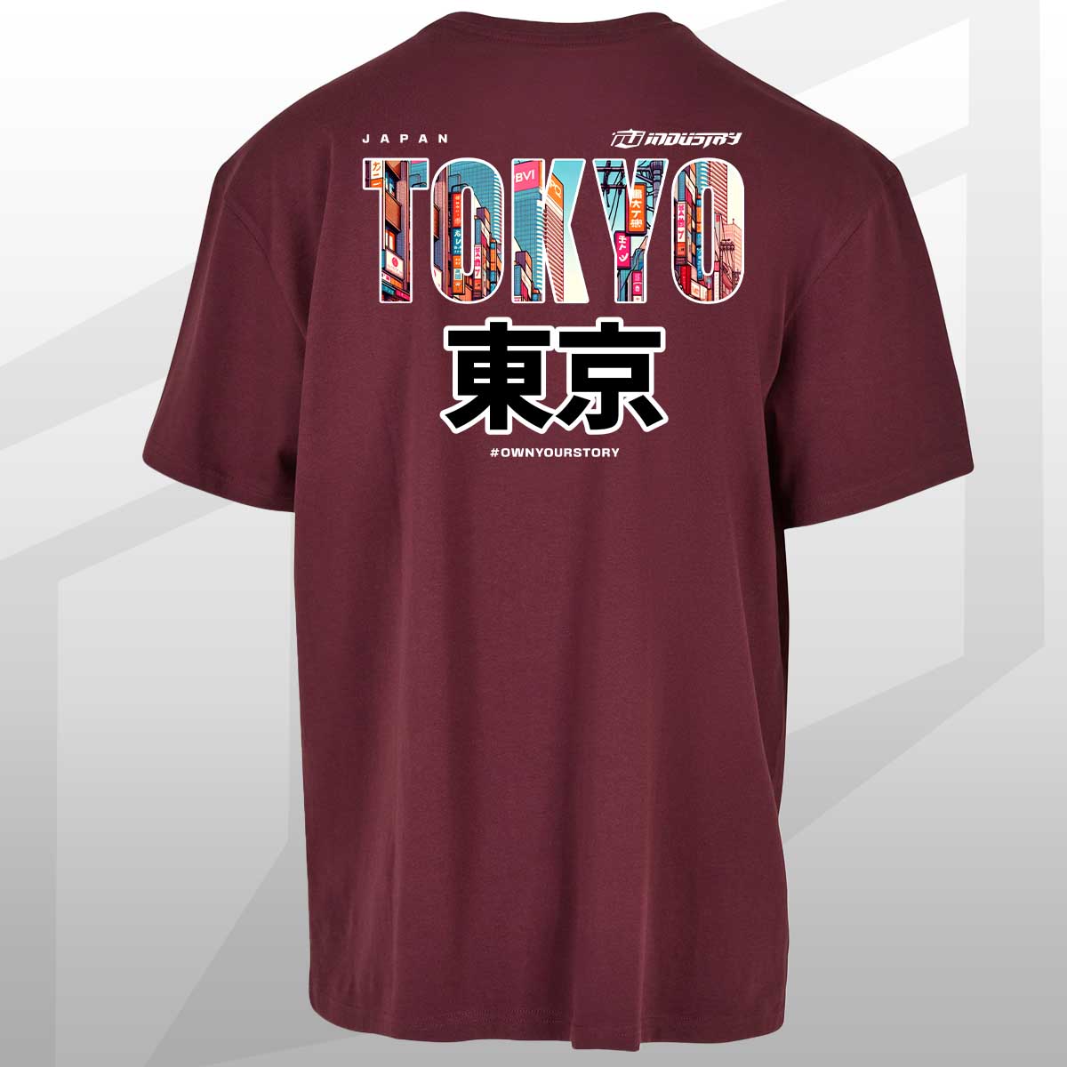 team industry oversize mens gym tee shirt