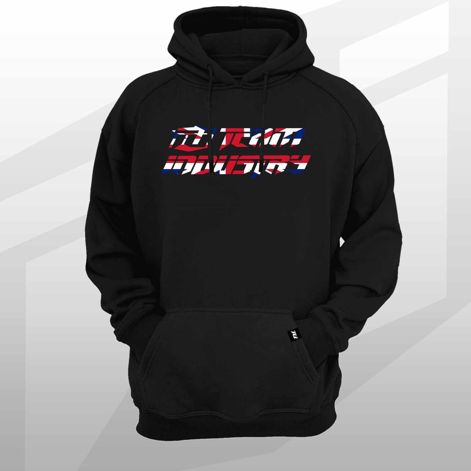 team industry hoodie for fitness bodybuilding strongman training