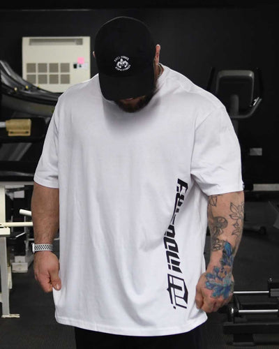 team industry oversize mens tee for bodybuilding & fitness