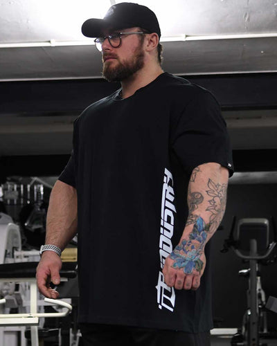 team industry oversize mens tee for bodybuilding & fitness