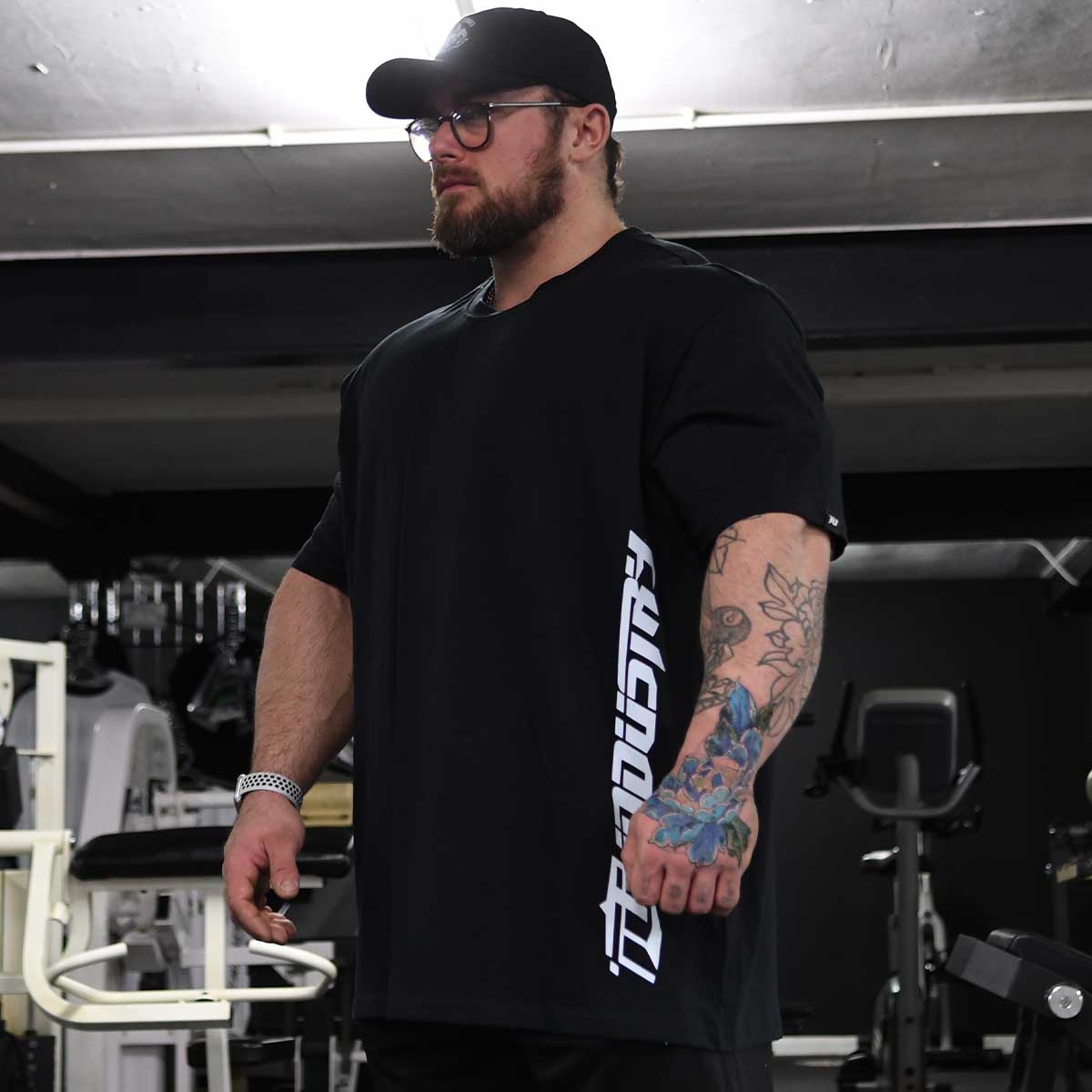 team industry oversize mens tee for bodybuilding & fitness