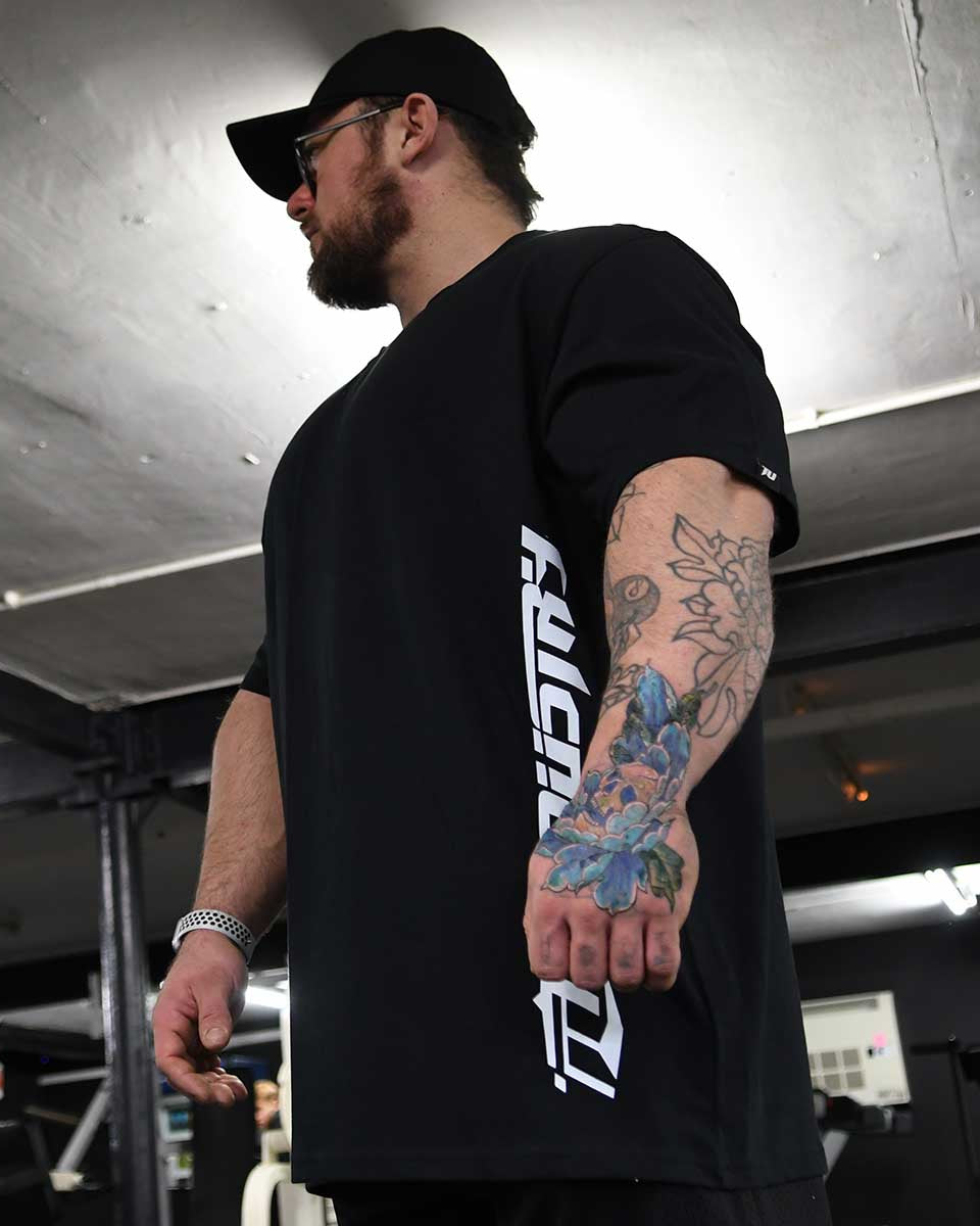 team industry oversize mens tee for bodybuilding & fitness