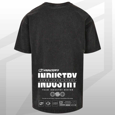 INDUSTRY T SHIRT TEE FOR FITNESS GYM WORKOUT BODYBUILDING