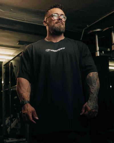 mens oversize bodybuilding tee