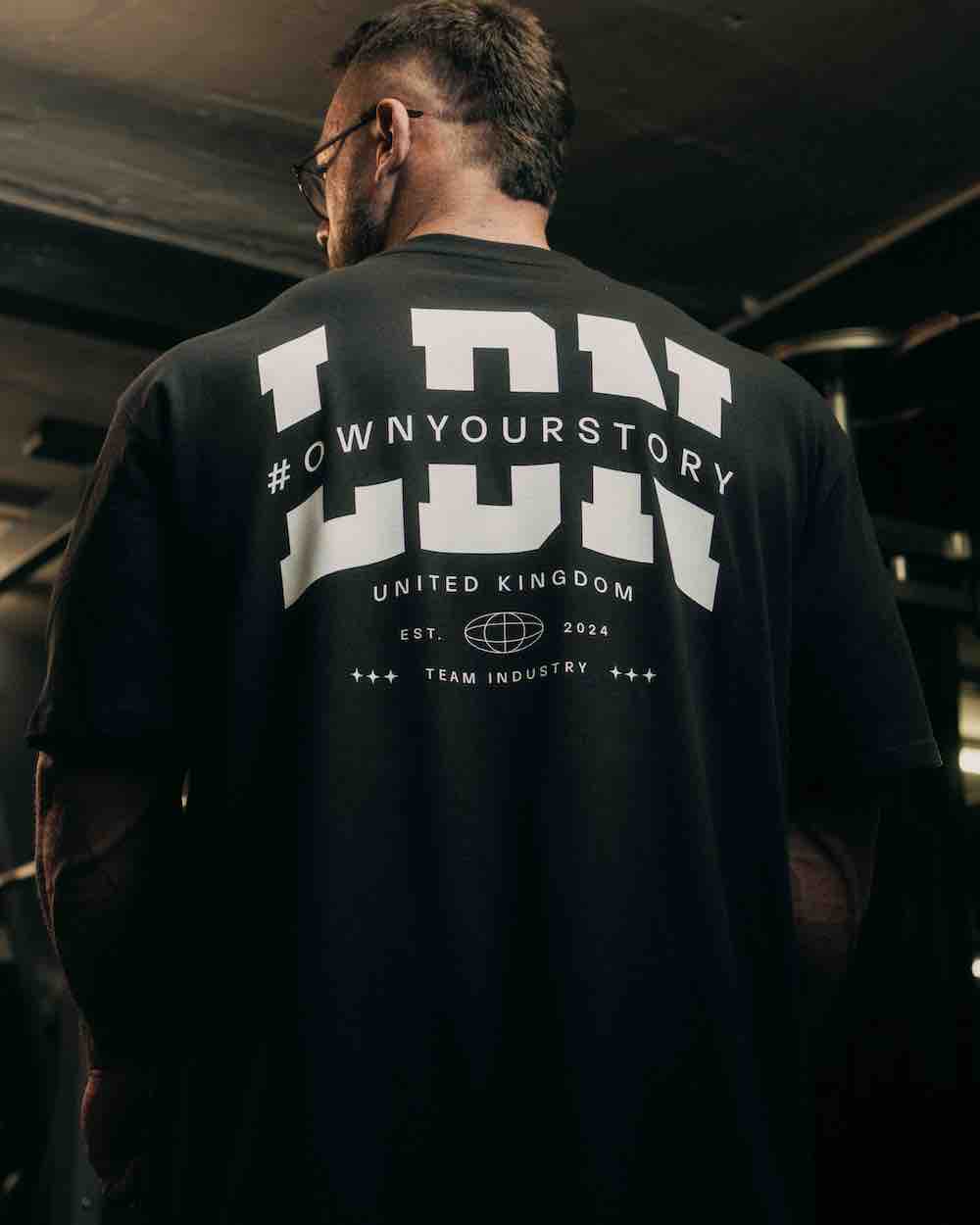 mens oversize bodybuilding tee