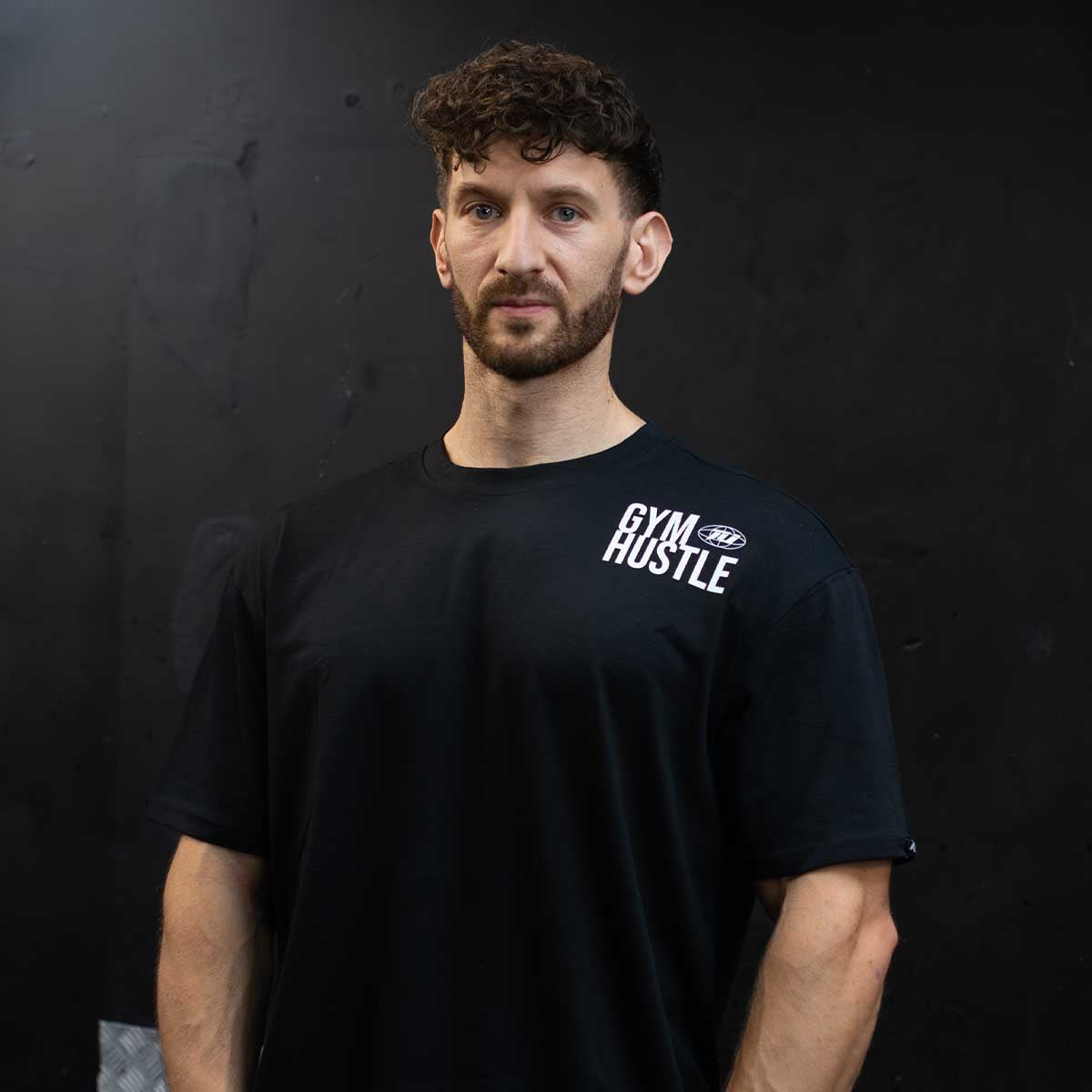 TEAM INDUSTRY CITY HUSTLE GYM FITNESS MENS TEE SHIRT FOR BODYBUILDING