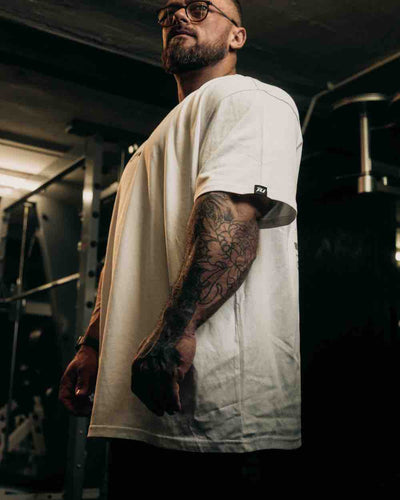 mens cotton bodybuilding oversize tee